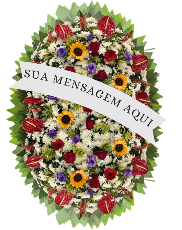 Coroa de Flores Opala